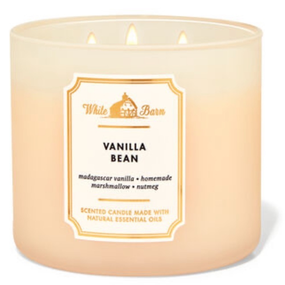 Bath & Body Works Vanilla Bean 3-Wick Candle